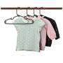 linsheng Black Plastic Childrens Hangers for Clothes - 40 Pack