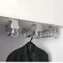 YGLight Hanger Steel Ball Track Has-Been Tens Wardrobe Clothes Organizer Rack Tensile Tests Load Capacity Abs Plastic (Size : 12.1inch/308mm)