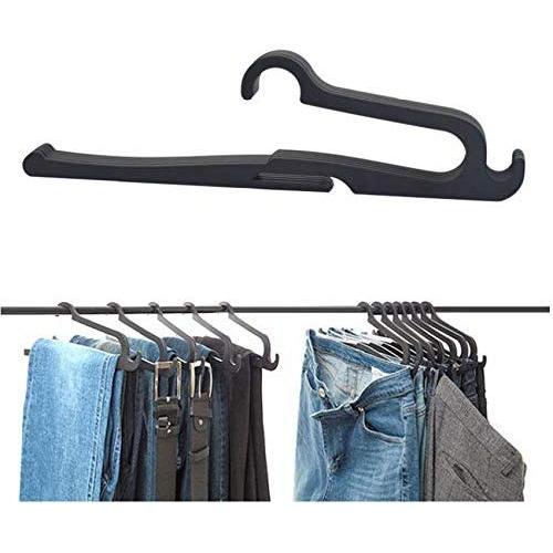 5PCS Organizer Pants Closet Organizer Space Saving Magic Hurdle Hanger Rack Clothes Hangers for Clothes Closet for Pants