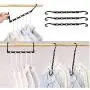 10pcs Multifunctional Magic Clothes Coat Hanger Organizer Support Baby Clothes Drying Racks Plastic Storage Rack Hangers for Clothes