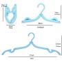 Falytemow Travel Hangers Portable Folding Clothes Hangers Non-Slip Foldable Clothes Drying Rack for Home or Travel 9pcs Clothes Hangers with 4pcs Clips