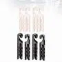 Hemobllo Car Air Vent Hook Hanger Car Hook Organizer Hanger for Key, Cell Phone, GPS, Earphone, Glasses and Cables 8Pcs (Black+White) Hemobllo Car Air Vent Hook Hanger Car Hook Organizer Hanger for Key, Cell Phone, GPS, Earphone, Glasses and Cables 8Pcs (Black+White)