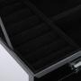 Jewelry Storage Box, 3 Layers Mirrored Jewelry Boxes Trinket Storage Make-up Container Case Drawer