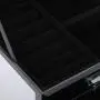 Jewelry Storage Box, 3 Layers Mirrored Jewelry Boxes Trinket Storage Make-up Container Case Drawer