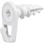 Hillman 122405 Large Self-Drilling White Wall Driller Picture Hangers 50lbs Package of 6