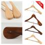 Aviat High-Grade Wooden Suit Hangers, Solid Wood Coat Hangers Non Slip Pants Bar - Smooth Finish Standard Coat Hanger Precisely Cut Notches for Jacket, Pant,Suit,Shirts,Skirts Clothes Hangers (F)