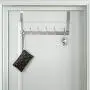 Dseap Over The Door Hook Hanger, Over The Door Towel Rack, for Coat Clothes Hat Towel Bathroom, Chromed Dseap Over The Door Hook Hanger, Over The Door Towel Rack, for Coat Clothes Hat Towel Bathroom, Chromed