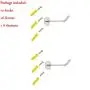 LONKER Stainless Steel Wall-Mount Robe Hook Coat Hook Towel Wall Hook, Brushed Nickel, Fit for Bedroom,Living room, Bathroom and Fitting room, Office and Garage Storage (100mm) LONKER Stainless Steel Wall-Mount Robe Hook Coat Hook Towel Wall Hook, Brushed Nickel, Fit for Bedroom,Living room, Bathroom and Fitting room, Office and Garage Storage (100mm)