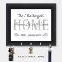 Personalized Key Holder, Key Hanger, Wall Key Rack, Wall Key Holder, Key Holders, Rustic Wood Key Holder 10" x 12"