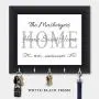 Personalized Key Holder, Key Hanger, Wall Key Rack, Wall Key Holder, Key Holders, Rustic Wood Key Holder 10" x 12"
