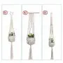 WAOving 3pcs/set Macrame Plant Hanger Cotton Rope Hanging Basket Flower Pots Net Decor WAOving 3pcs/set Macrame Plant Hanger Cotton Rope Hanging Basket Flower Pots Net Decor