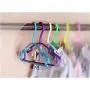 Beauty-inside 60Pcs Baby Clothes Hangers Plastic Outdoor Drying Rack for Kids Children Clothing Coat Closet Organizer Garment Suit,Green