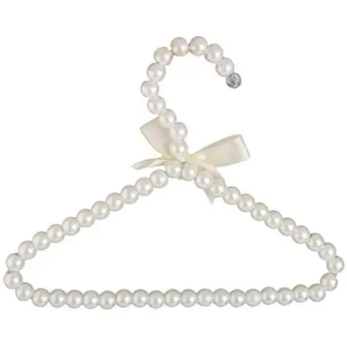 SPHTOEO White Faux Pearl Bow Clothes Hangers Hook for Children Kids Bowknot White SPHTOEO White Faux Pearl Bow Clothes Hangers Hook for Children Kids Bowknot White
