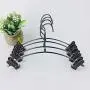 Echaprey 10PCS Iron Children Clothes Hangers Retro Kids Hangers with Clips for Pants Underwear