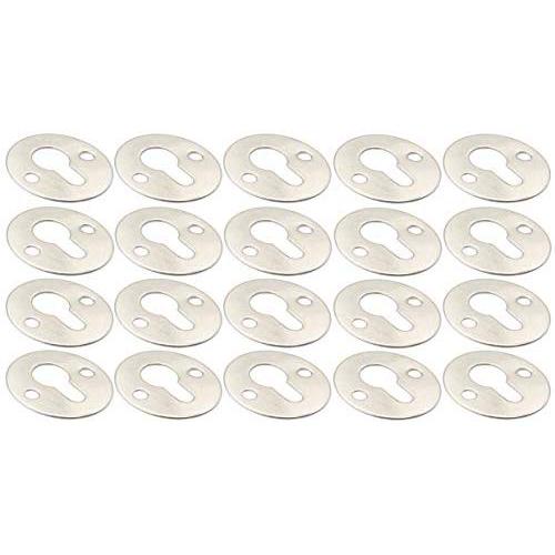 LBY 200pcs 23mm Round Shape Picture Frame Shelf Mirror Hardware Hook Photo Frame Embedded Round Iron Hanger Silver