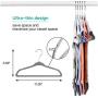 360 Swivel Hanger Hook Velvet Hangers Nonslip Clothes Hangers Ultra Thin Clothes Racks 28cm Kids Children Coat Organizer 10pcs Random Color