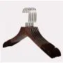 5Pcs Anti-Slip Solid Wood Clothes Hangers with Velvet Flocked, Walnut Non Slip Shirt Coats Shirts Hanger Rack with Notches 1.2cm thickness 5Pcs Anti-Slip Solid Wood Clothes Hangers with Velvet Flocked, Walnut Non Slip Shirt Coats Shirts Hanger Rack with Notches 1.2cm thickness