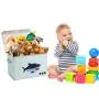 Toy Chest Kids Toy Cube Storage Boxes Large Decorative Storage Bin with Lid for Boys Girls Room