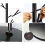 Y.H.Valuable Coat Racks Standing Coat Racks Metal Hall Trees Coat Rack Stand Hooks Clothes Stand Tree Stylish Wooden Hat Coat Rail Stand Rack Clothes Jacket Storage Hanger Organiser Entryway Furniture