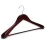 JS HANGER Wooden Coat Hanger Heavy Duty Walnut Wide Rounded Shoulder Hangers, 3-Pack JS HANGER Wooden Coat Hanger Heavy Duty Walnut Wide Rounded Shoulder Hangers, 3-Pack