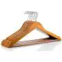 Neaties Natural and Safe Bamboo Wood Hangers Cherry Finish, 24pk Neaties Natural and Safe Bamboo Wood Hangers Cherry Finish, 24pk