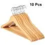 10pcs Solid Wood Hanger Non-Slip Hangers Clothes Hangers Shirts Sweaters Dress Hanger Drying Rack for Home 10pcs Solid Wood Hanger Non-Slip Hangers Clothes Hangers Shirts Sweaters Dress Hanger Drying Rack for Home