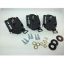 Set of 3 Quartz Battery Movements with Pendulum Hanger Fits 3/8" Dial
