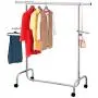 Tatkraft Falcon Garment Rack, Clothes Rack on Wheels, Adjustable Length & Height, Chromed Steel Tatkraft Falcon Garment Rack, Clothes Rack on Wheels, Adjustable Length & Height, Chromed Steel