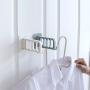 Grey990 Home Wall Mount Self-Adhesive Foldable Clothes Hanger Organizer Rack Hook Holder Apricot