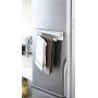 YAMAZAKI home 2406 Plate Magnetic Dish Towel Hanger, White