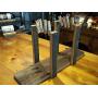 bacon hanger/clothesline bacon rack reclaimed wood party tray.