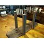bacon hanger/clothesline bacon rack reclaimed wood party tray.