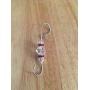 Handmade Swarovski Beaded Ornament Hooks, Beaded Ornament Hangers, Swarovski Ornament Hooks, Set of 10 Hooks