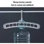 ZHONGLI Nine-Hole Rotating Magic Hanger Folding Space Saving Clothes Hangers Multi-Function Hanger Wardrobe Drying Clothes