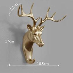 UKURO Animal Head Hook Statue Resin Crafts Key/Cap/Clothes Claw Hanger 3D Animals Figurines Home Mural Decoration