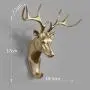 UKURO Animal Head Hook Statue Resin Crafts Key/Cap/Clothes Claw Hanger 3D Animals Figurines Home Mural Decoration UKURO Animal Head Hook Statue Resin Crafts Key/Cap/Clothes Claw Hanger 3D Animals Figurines Home Mural Decoration