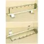 Pull Out Clothes Hanger Rail,Extendable Coat Hanging Rod with Sliding Rail,Organizer Rack for Cabinet-9.7in,12.1in,14in,17.7in (Size : 247mm/9.7inch)