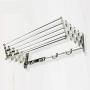 Wgwioo Retractable Folding Clothes Dryer, Wall Mount Towel Hanger