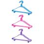 10pcs Random Color 38cm Durable Closet Adult Hanger,Skirt Dress Clothes Hangers with Trouser Hook Non-Slip Hanger