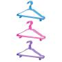 10pcs Random Color 38cm Durable Closet Adult Hanger,Skirt Dress Clothes Hangers with Trouser Hook Non-Slip Hanger