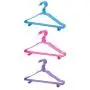 10pcs Random Color 38cm Durable Closet Adult Hanger,Skirt Dress Clothes Hangers with Trouser Hook Non-Slip Hanger