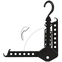 lliang Hangers Hanger Rack Clothes Space Saver Folding Hanger Multifunctional Magic Clothes Rack for Clothes Closet Organizer