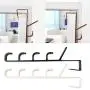 Multifunctional Door Hanger Hook Home Clothes Storage Holder Towel Hanging Rack - Coffee Qsbai Multifunctional Door Hanger Hook Home Clothes Storage Holder Towel Hanging Rack - Coffee Qsbai