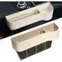Lamoreco Car Seat Crevice Storage Boxes Cup Drink Holder Organizer Auto Stowing Large Capacity Storage Case Console Side Pocket with Organizer Seat Console Organizer Car Interior Accessories