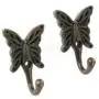 FidgetGear Antique Butterfly Coat Robe Hook Wall Mounted Door Clothes Towel Single Hanger FidgetGear Antique Butterfly Coat Robe Hook Wall Mounted Door Clothes Towel Single Hanger