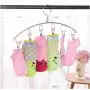2pcs Hangers Clothes Hanger Stainless Steel 6 Clips Airing Rack Multi-Functional Windproof Clothes Rack Underwear Rack Sock Clip Hang 2pcs Hangers Clothes Hanger Stainless Steel 6 Clips Airing Rack Multi-Functional Windproof Clothes Rack Underwear Rack Sock Clip Hang