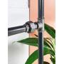 Wall Mounted Industrial Pipe Clothes Hanger Rack Double Rail Vintage Commercial Grade Garment Rack Perfect for Clothing Store Display