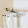 5pcs Random Color 5 in 1 Multifunctional Stainless Steel Tie Belt Pants Clothes Hanger Folding Space Saving Closet Organizer Storage Rack 5pcs Random Color 5 in 1 Multifunctional Stainless Steel Tie Belt Pants Clothes Hanger Folding Space Saving Closet Organizer Storage Rack