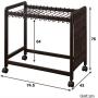 GBYYMX Coat Rack Solid Wood Creative Multi-Layer Pants Rack/Multi-Function Retractable Wardrobe/Floor Pants Storage Classification Hanger Clothes Stand