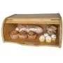 Large bread boxes bread basket wooden boxes storage boxes kitchen counter organizer wooden storage boxes bread storage. roll top breadbox. bread boxes for kitchen countertop. Bamboo wooden boxes. (Natural) Large bread boxes bread basket wooden boxes storage boxes kitchen counter organizer wooden storage boxes bread storage. roll top breadbox. bread boxes for kitchen countertop. Bamboo wooden boxes. (Natural)